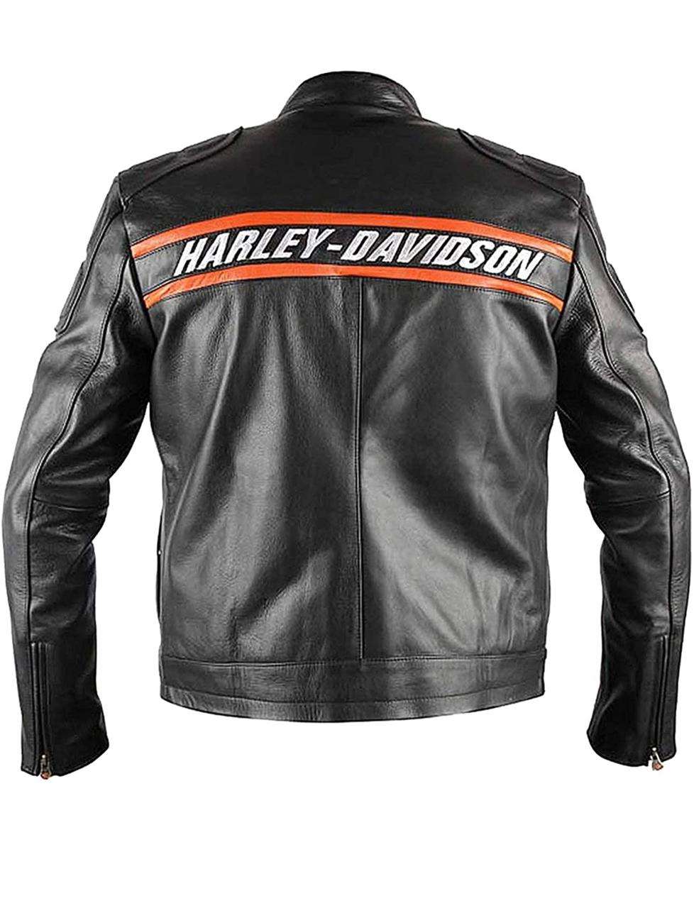 Harley Davidson Biker Leather Jacket For Mens - Biker Jacket