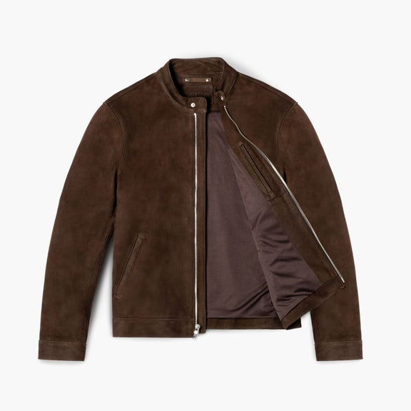 Luxurious Suede Leather Jackets For Men's - Tonybon