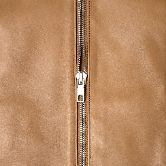 Men’s Camel Racer Jacket: Timeless Style Meets Modern Comfort