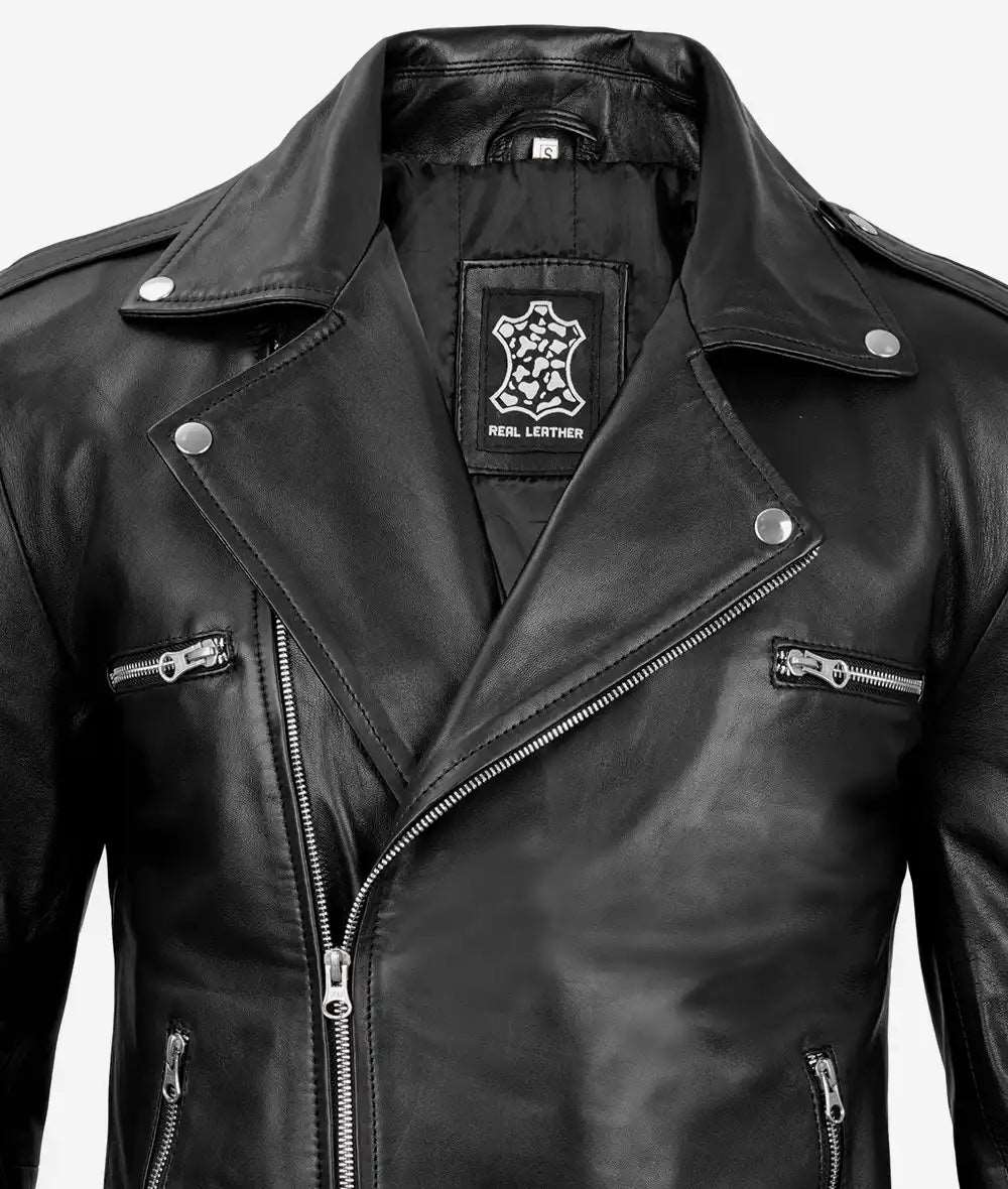 Black MotorBike Leather Jacket For Men With Classy Design men's motorbike jacket  black leather biker jacket, classy motorcycle jacket, men's leather jacket, high-quality motorbike gear, stylish men's jacket, protective biker jacket, luxury motorcycle jacket, men's riding jacket, durable leather jacket