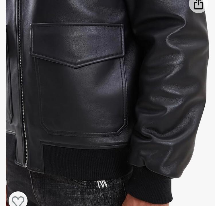 Mens Fur Collar Bomber leather Jacket - Real Leather Jacket