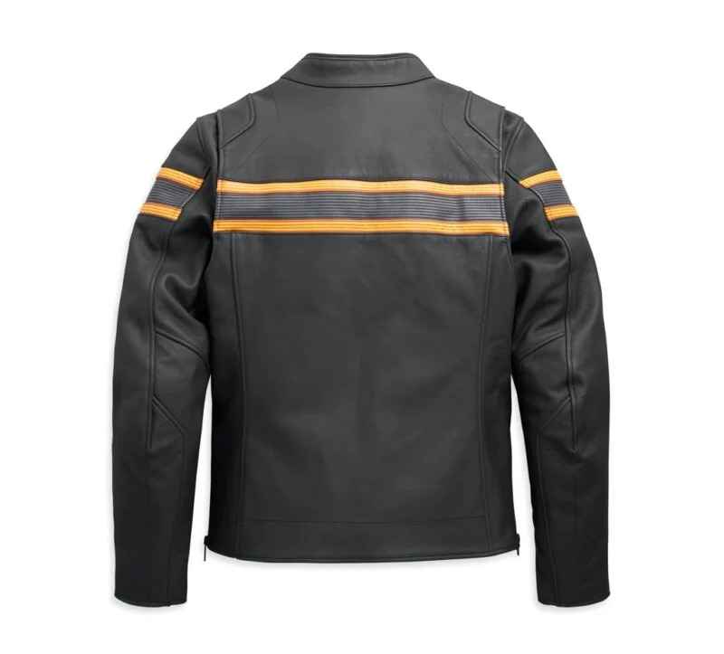 Harley Davidson MotorBike Leather Jacket For Mens - Biker Jacket
