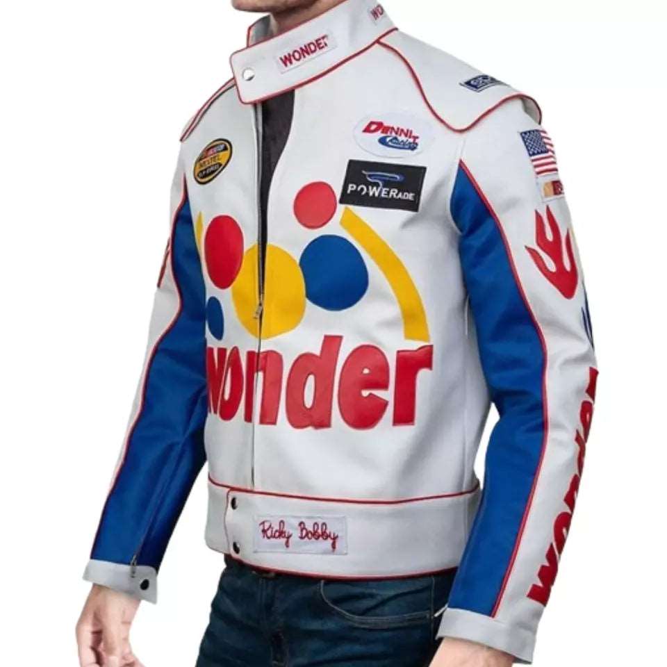 ricky bobby jacket wonder bread jacket talladega nights jacket ricky bobby wonder bread jacket ricky bobby jacket cheap wonder bread racing jacket ricky bobby leather jacket ricky bobby racing jacket Faux Leather, Faux Leather jacket , Pu Leather , Pu Leather Jacket