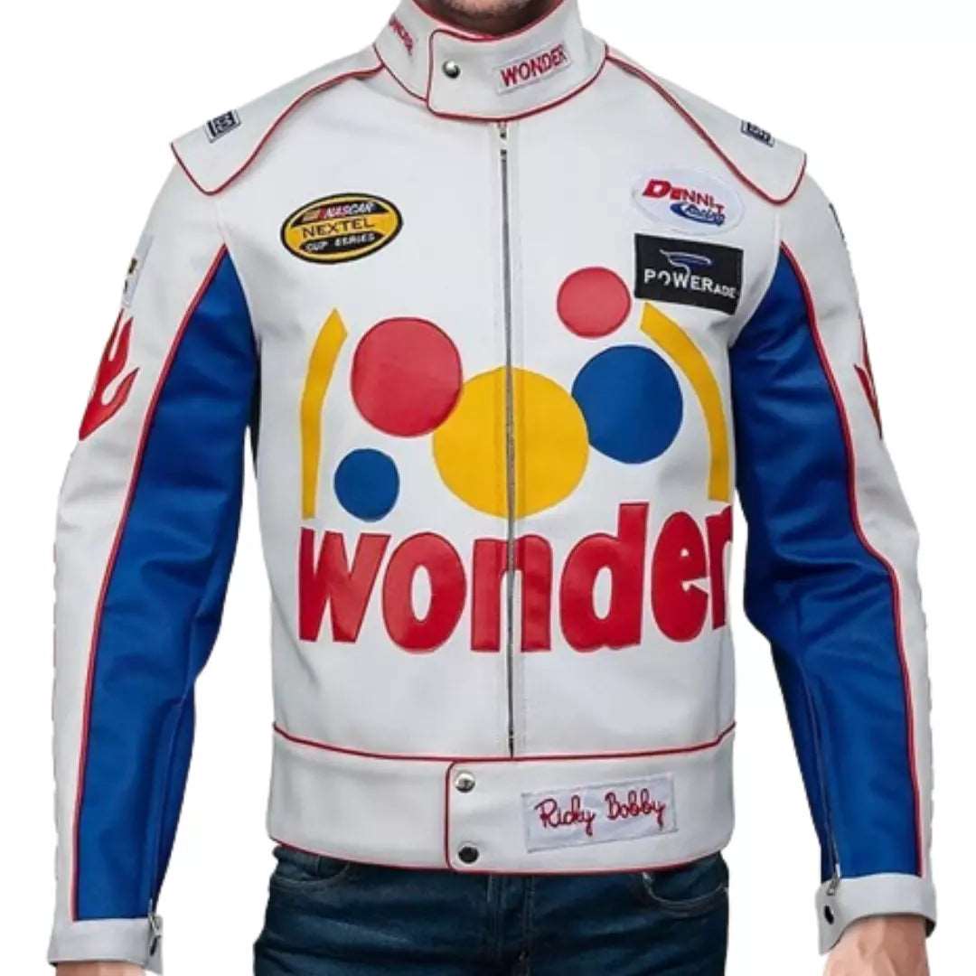 ricky bobby jacket wonder bread jacket talladega nights jacket ricky bobby wonder bread jacket ricky bobby jacket cheap wonder bread racing jacket ricky bobby leather jacket ricky bobby racing jacket Faux Leather, Faux Leather jacket , Pu Leather , Pu Leather Jacket