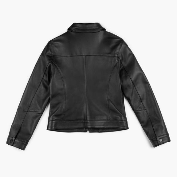 Womens Black Leather Jacket 